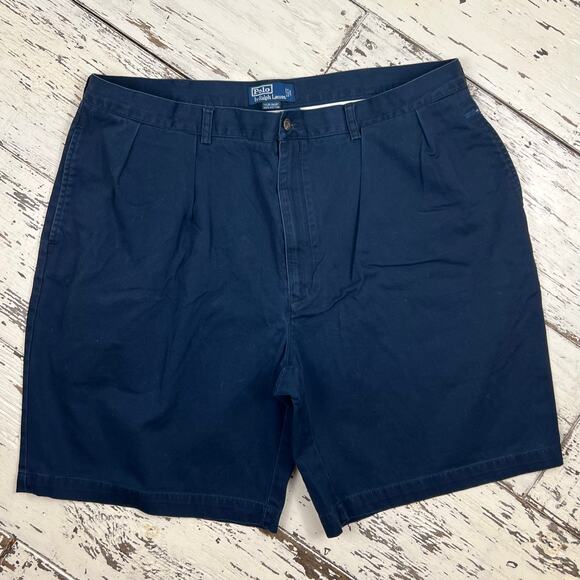 Polo by Ralph Lauren Other - Polo by Ralph Lauren Tyler short men’s 42 pleated front navy blue